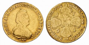 5 рублей 1791 года 