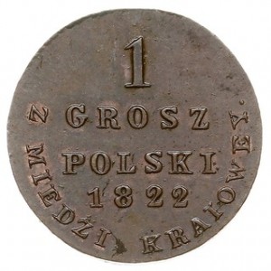 1 грош 1822 года - Орел 1818 г. С надписью 