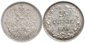 25 пенни 1910 года - Серебро
