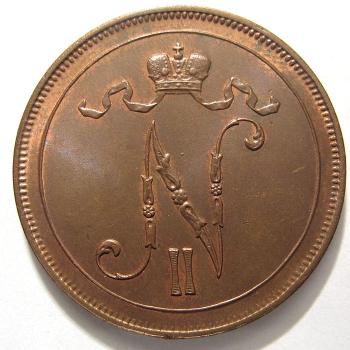 10 пенни 1905 года